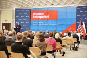 Spotkanie w sprawie podpisania umowy na uruchomienie programu "Sprawy Wewnętrzne".