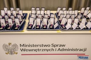 Uroczystość wręczenia medali im. podkomisarza Policji Andrzeja Struja