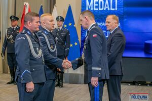 Uroczystość wręczenia medali im. podkomisarza Policji Andrzeja Struja