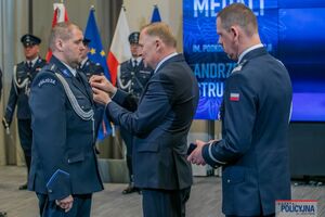 Uroczystość wręczenia medali im. podkomisarza Policji Andrzeja Struja