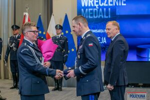 Uroczystość wręczenia medali im. podkomisarza Policji Andrzeja Struja