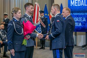 Uroczystość wręczenia medali im. podkomisarza Policji Andrzeja Struja