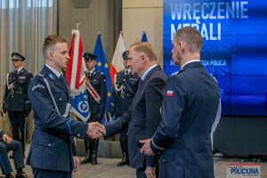 Uroczystość wręczenia medali im. podkomisarza Policji Andrzeja Struja