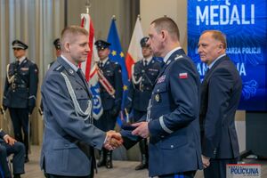 Uroczystość wręczenia medali im. podkomisarza Policji Andrzeja Struja
