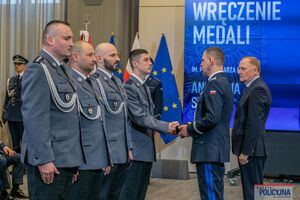 Uroczystość wręczenia medali im. podkomisarza Policji Andrzeja Struja