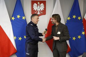 Delegacja Policji Królestwa Niderlandów z wizytą w Komendzie Głównej Policji.