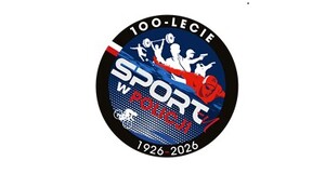 Logo 100 lat sportu w Policji.