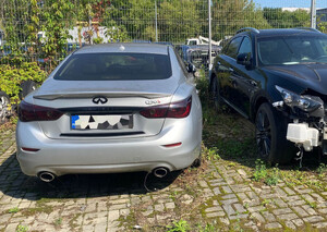 Zabezpieczony pojazd.