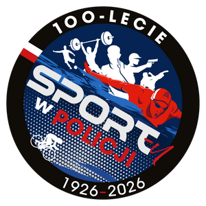 logo 100-lat sportu w Policji.