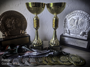 Medale, puchary i trofea.