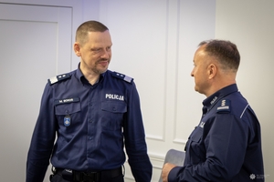 Komendant Główny Policji i Komendant Miejski Policji w Szczecinie.