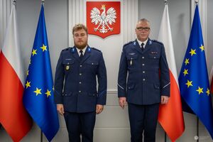 Uroczyste spotkanie Ministra SWiA i I Zastępcy Komendanta Głównego Policji z laureatami konkursu "Policjant, który mi pomógł" i ich przełożonymi.