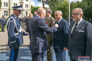 Uroczysty apel w Komendzie Głównej Policji.