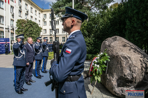Uroczysty apel w Komendzie Głównej Policji.