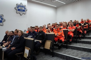 Konferencja inaugurująca II Ogólnopolskie Mistrzostwa Policji w Ratownictwie Medycznym.