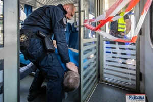 Uczestnicy II Ogólnopolskich Mistrzostw Policji w Ratownictwie Medycznym podczas trwania konkurencji.