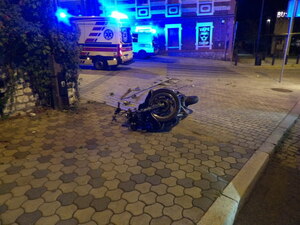 Skradziony motocykl.