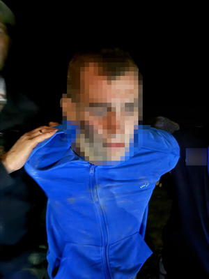 Zatrzymany mężczyzna.