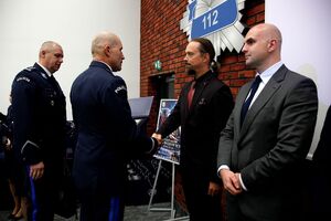odznaczeni policjanci.