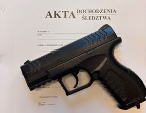 Zabezpieczona wiatrówka.