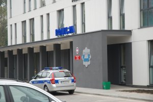Zdjęcie przedstawia V Komisariat Policji w Lublinie