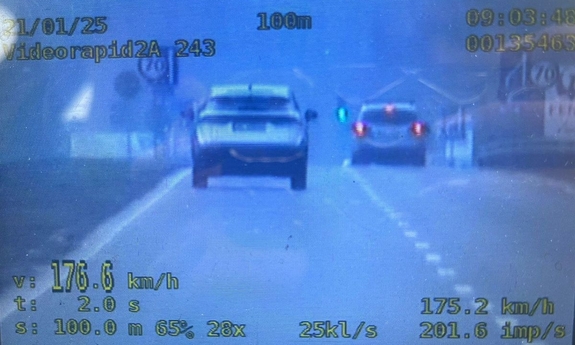 Pędziła 176 km/h. Zero tolerancji dla niebezpiecznych zachowań na drodze