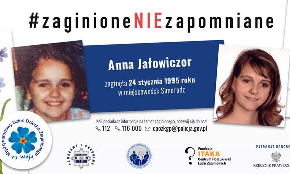 #zaginioneNIEzapomniane – wciąż czekamy na Anię
