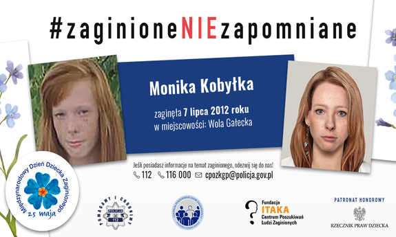#zaginioneNIEzapomniane - wciąż czekamy na Monikę