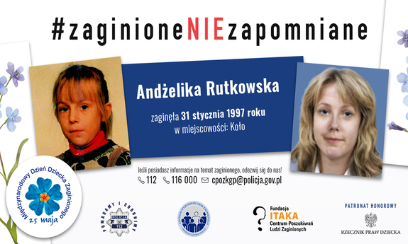 #zaginioneNIEzapomniane – wciąż czekamy na Andżelikę