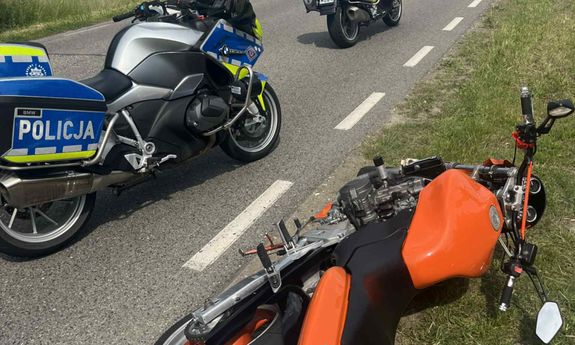 Pościg za motocyklistą - za kierownicą 17-latek bez uprawnień