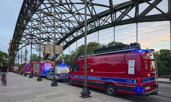 Wieczorna interwencja wodniaków na rzece