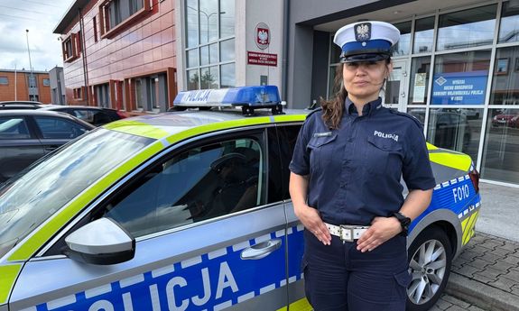 Nawet w czasie wolnym - w trosce o bezpieczeństwo. Policjantka z drogówki zatrzymała pijanego kierowcę