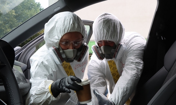 Wspólne szkolenie Policji z DTRA przy współpracy z FBI