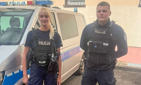 Policjanci z Gubina pomogli mężczyźnie z podejrzeniem udaru