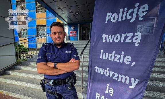Dzięki szybkiej reakcji policjanta i jego córki mężczyzna przeżył