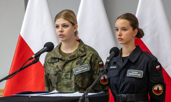 Inauguracja roku szkolnego w oddziałach o profilu mundurowym
