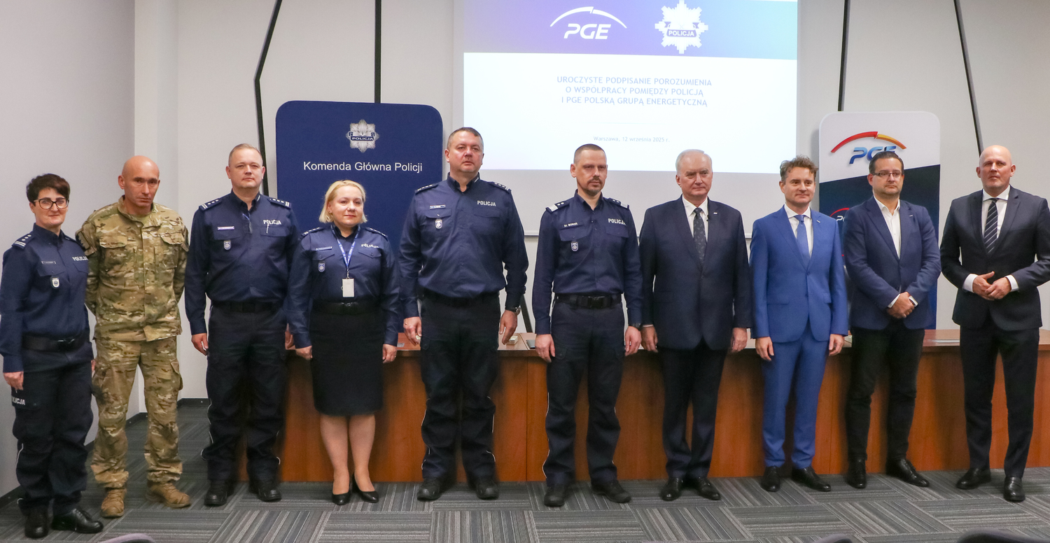 PGE i Policja z porozumieniem o współpracy w zakresie bezpieczeństwa infrastruktury energetycznej