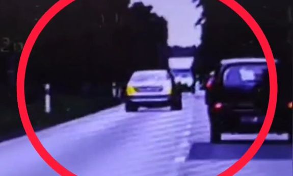 Pomylił drogę z torem wyścigowym - strzeleccy policjanci zakończyli rajd 26-latka