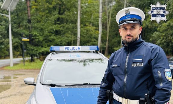 Policjant po służbie udzielił pomocy kobiecie