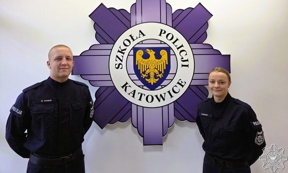 Słuchacze Szkoły Policji w Katowicach udaremnili jazdę nietrzeźwemu kierowcy