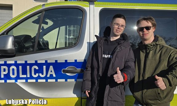 Wyjątkowi goście w nowosolskiej komendzie