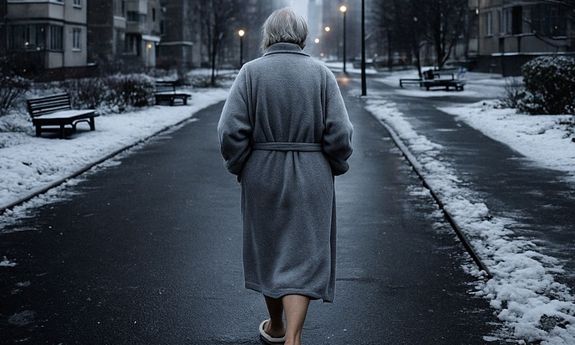 Policjantka po służbie zaopiekowała się zagubioną seniorką