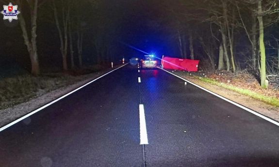 Śmiertelne potrącenie motorowerzysty w powiecie parczewskim