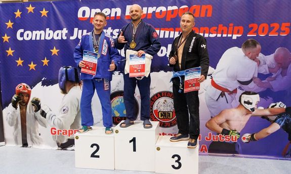 Policjant z Tarnowa z podwójnym tytułem Mistrza Europy w Combat Ju Jutsu