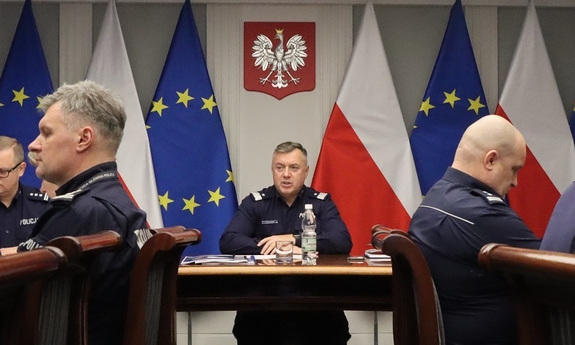 Spotkanie zespołu do spraw utworzenia w Policji Narodowego Biura Śledczego