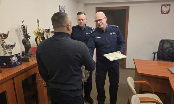 Bez wahania ruszył na pomoc