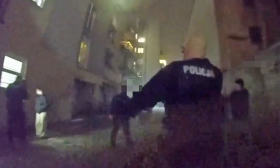 Pożar w Płocku. Szybka akcja policjantów i strażaków