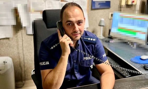 Dyżurny wspólnie z funkcjonariuszami lubińskiej Policji zapobiegli tragedii