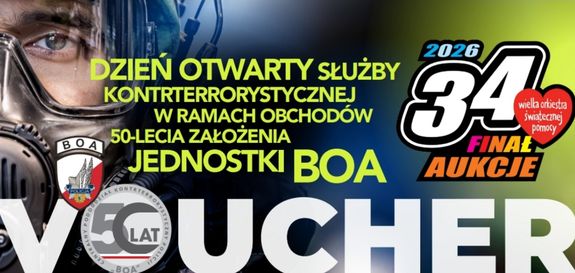 Wyjątkowa aukcja dla WOŚP – Dzień otwarty służby kontrterrorystycznej z okazji 50-lecia jednostki BOA