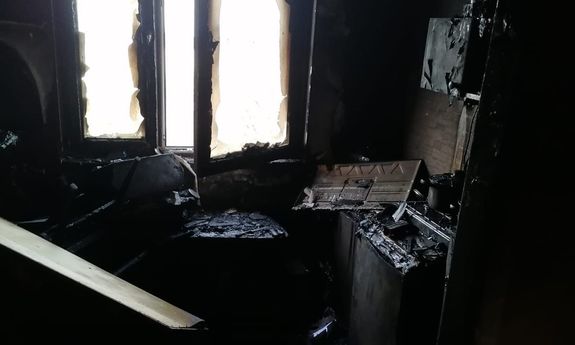 Policjanci ratowali życie ludzkie podczas pożaru mieszkania w Rabce-Zdroju